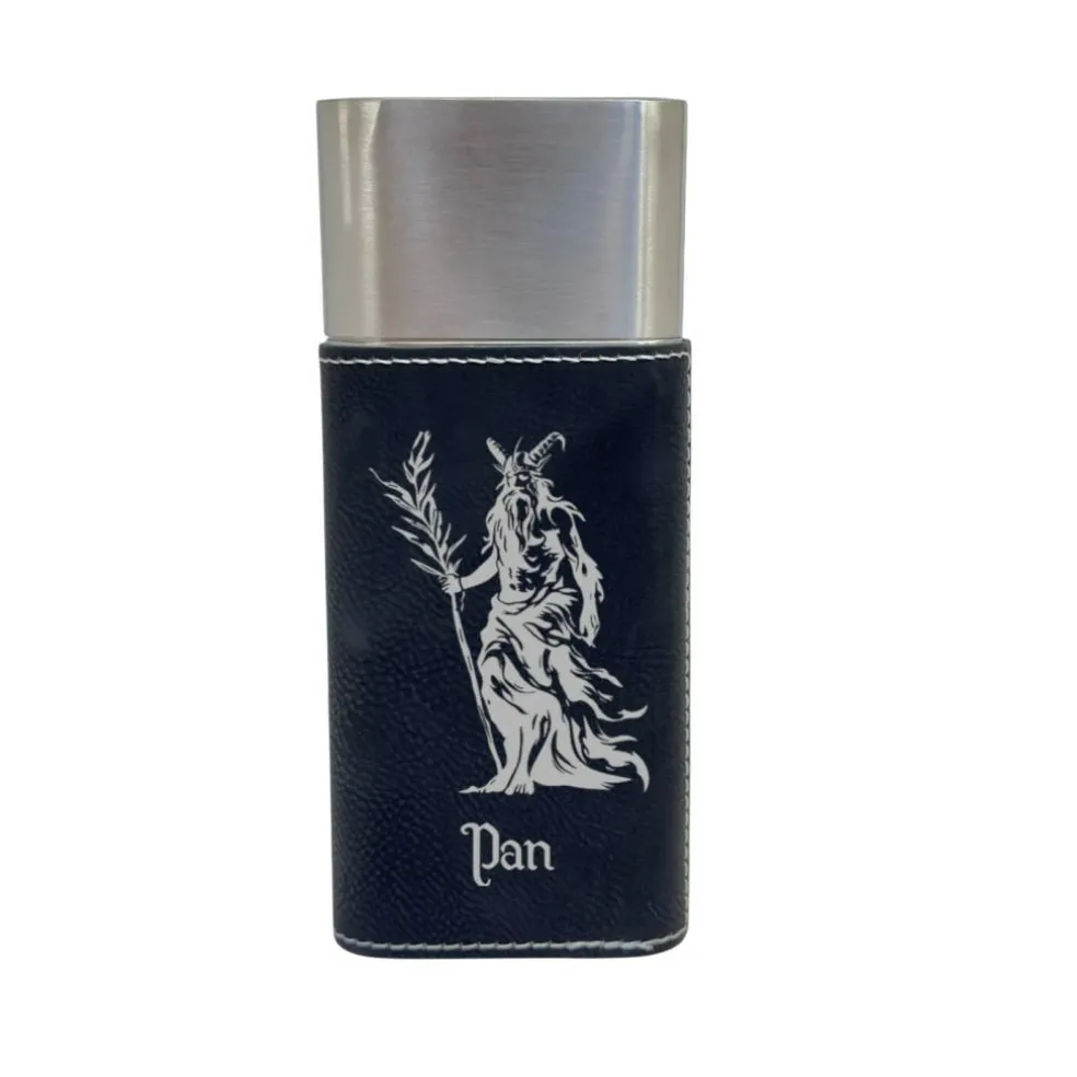 Cigar Case with Cutter - Pan God of Nature - Leather