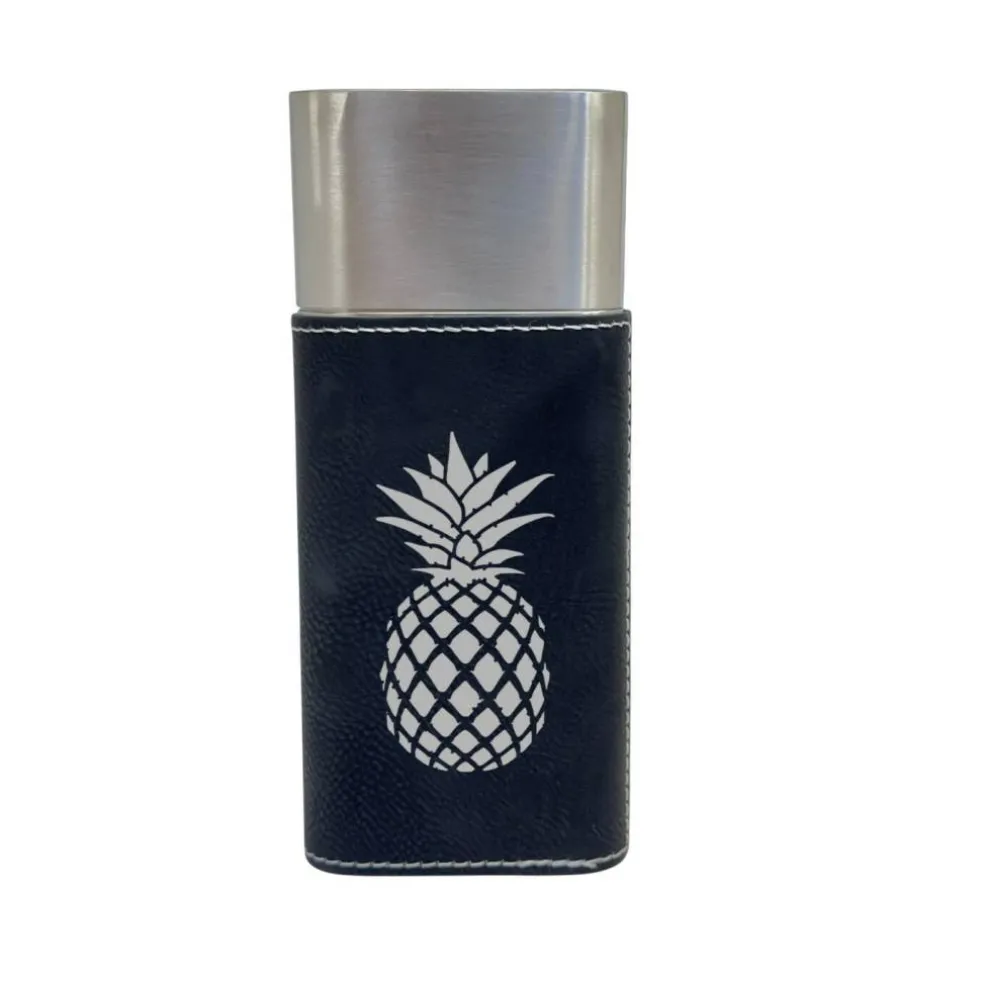 Cigar Case with Cutter - Pineapple - Leather