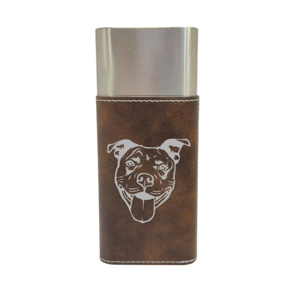 Cigar Case with Cutter - Pit Bull - Leather