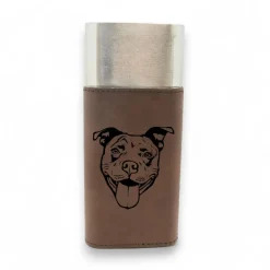 Cigar Case with Cutter - Pit Bull - Leather