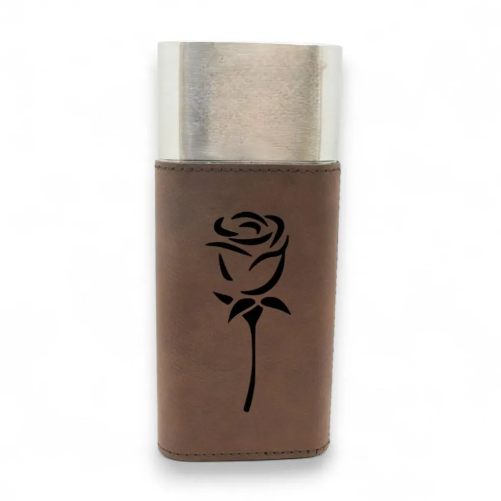 Cigar Case with Cutter - Rose - Leather