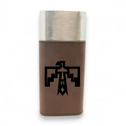 Cigar Case with Cutter - Thunderbird Native American - Leather