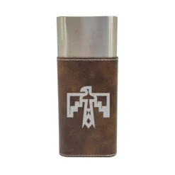 Cigar Case with Cutter - Thunderbird Native American - Leather