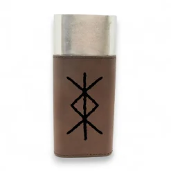 Cigar Case with Cutter - Viking Protection Rune Leather