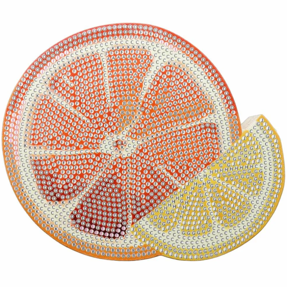 6" Citrus Diamond Art Kit by Make Market®