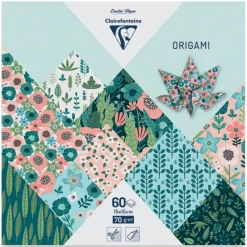 Clairefontaine Origami Paper - Boho, 5.9" x 5.9", Pkg of 60
