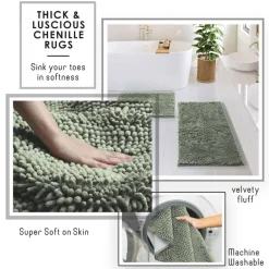 Clara Clark Bamboo Bathroom Accessories Set