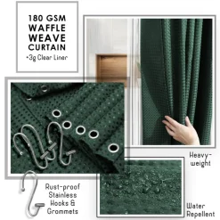 Clara Clark Bamboo Bathroom Accessories Set