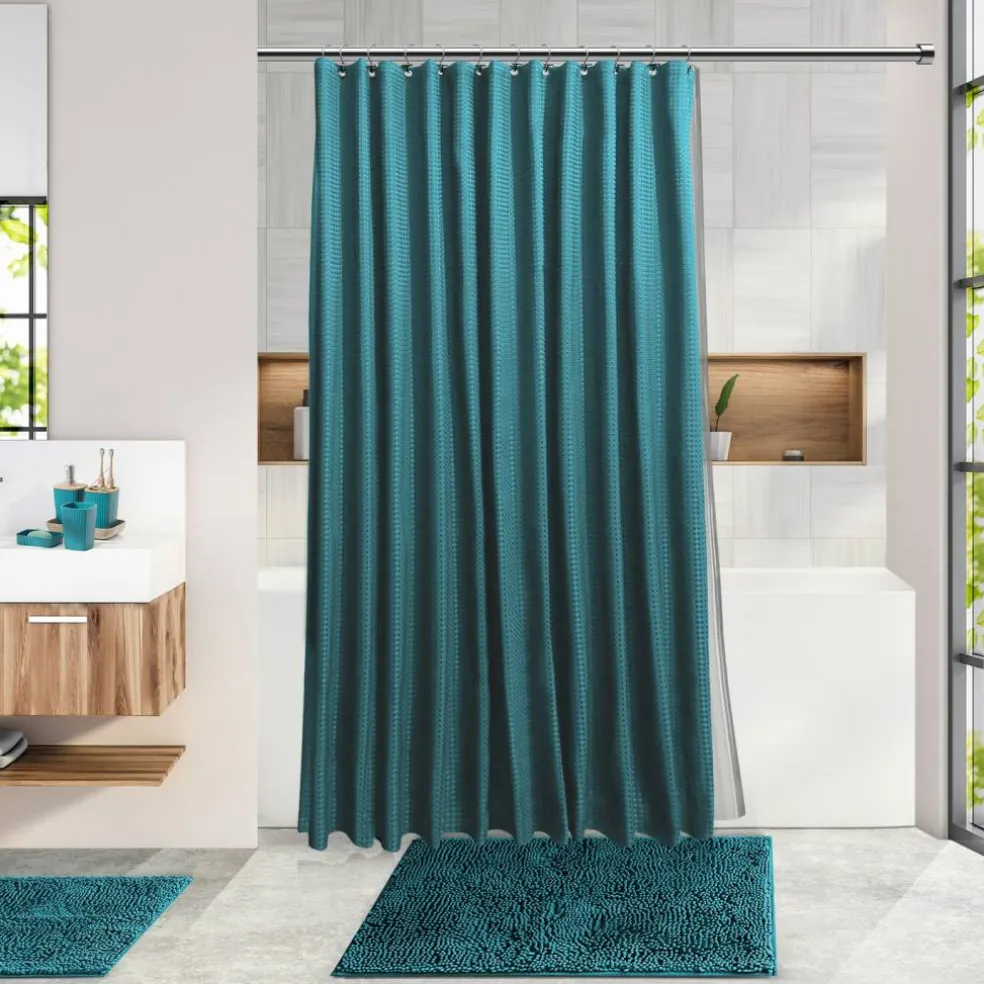 Clara Clark Bamboo Bathroom Accessories Set