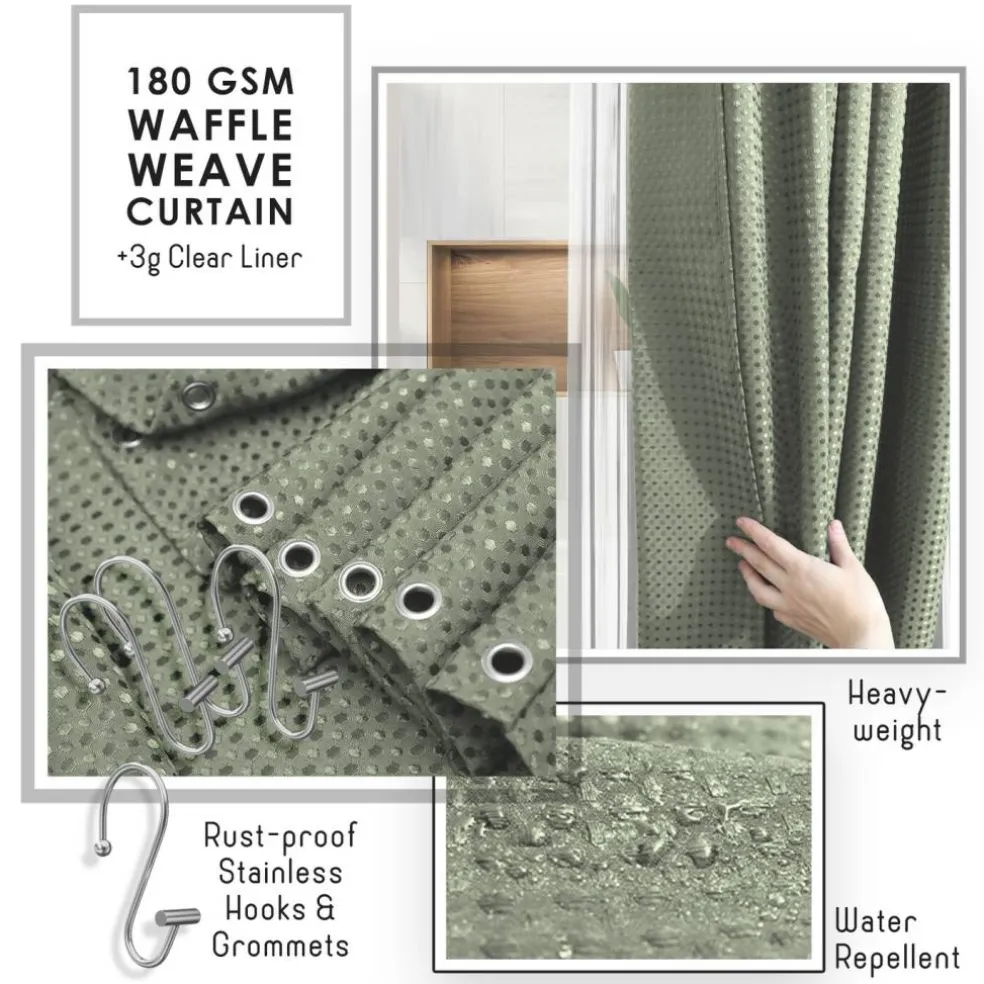 Clara Clark Bamboo Bathroom Accessories Set