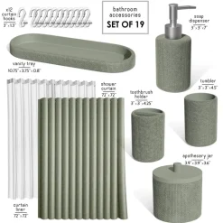 Clara Clark Bathroom Set