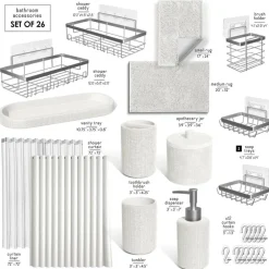 Clara Clark Bathroom Set