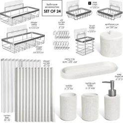 Clara Clark Bathroom Set