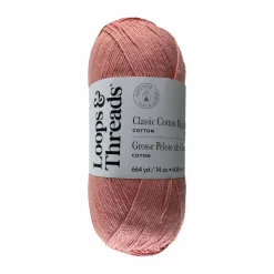 Classic Cotton Big Ball™ Solid Yarn by Loops & Threads®
