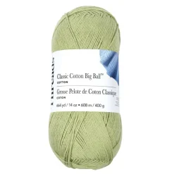 Classic Cotton Big Ball™ Solid Yarn by Loops & Threads®