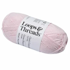 Classic Cotton Big Ball™ Solid Yarn by Loops & Threads®