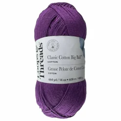 Classic Cotton Big Ball™ Solid Yarn by Loops & Threads®