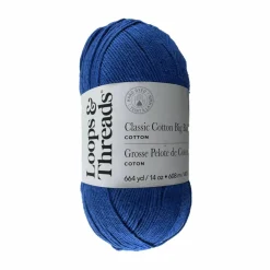 Classic Cotton Big Ball™ Solid Yarn by Loops & Threads®