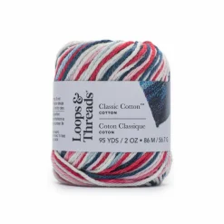 Classic Cotton™ Patterned Yarn by Loops & Threads®