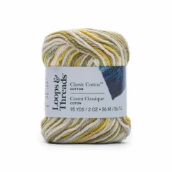 Classic Cotton™ Patterned Yarn by Loops & Threads®