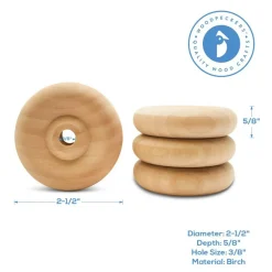 Classic Mini Wood Wheels, Multiple Sizes Available, Craft | Woodpeckers
