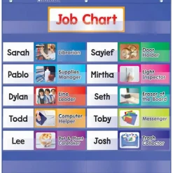 Class Jobs Pocket Chart with Cards