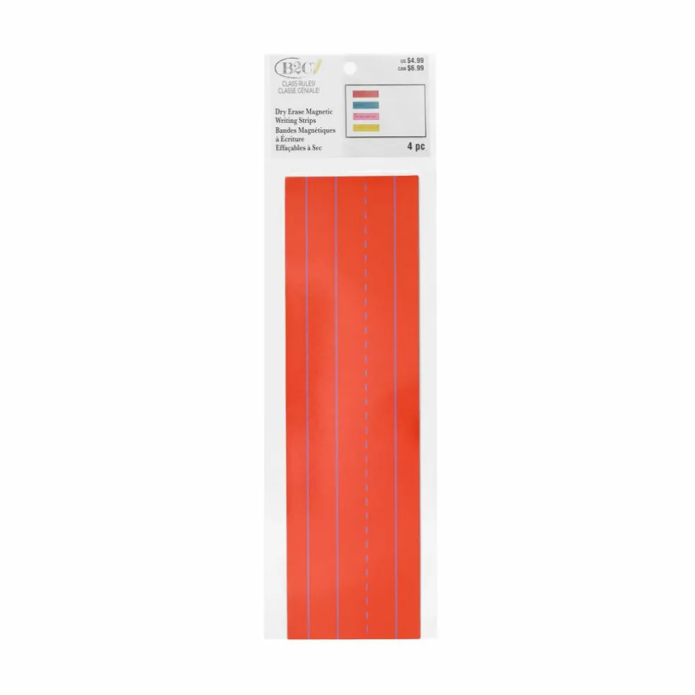 Class Rules! 11" Dry Erase Magnetic Writing Strips, 4ct. by B2C™