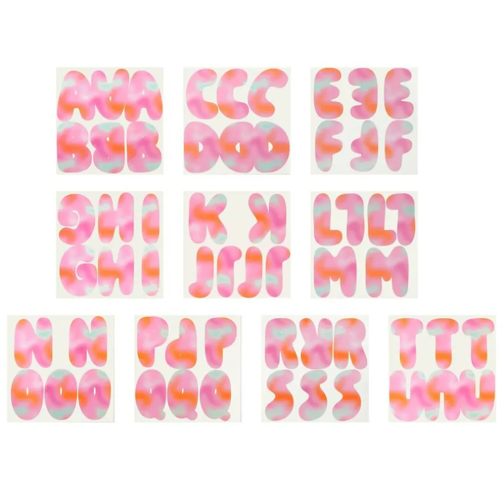 Class Rules! 4" Pink Alphabet Die Cuts by B2C™