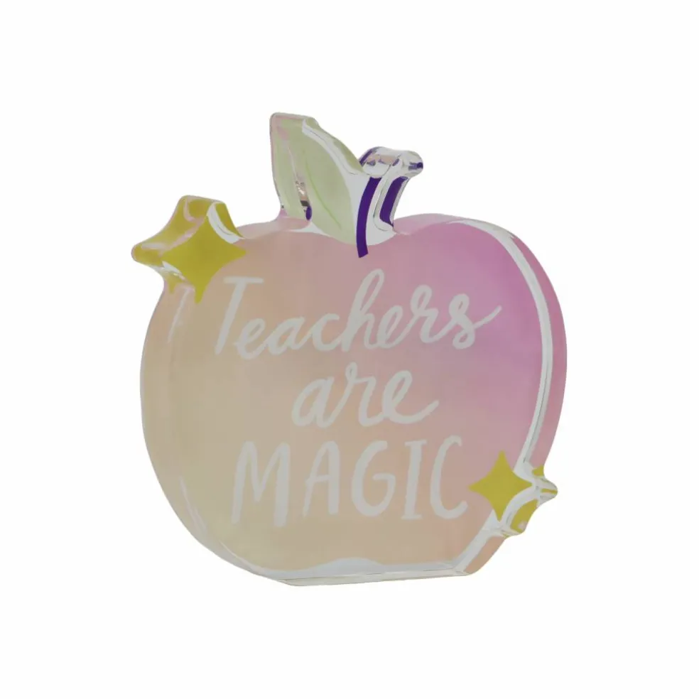 Class Rules! Teacher Apple Acrylic Tabletop Décor by B2C™