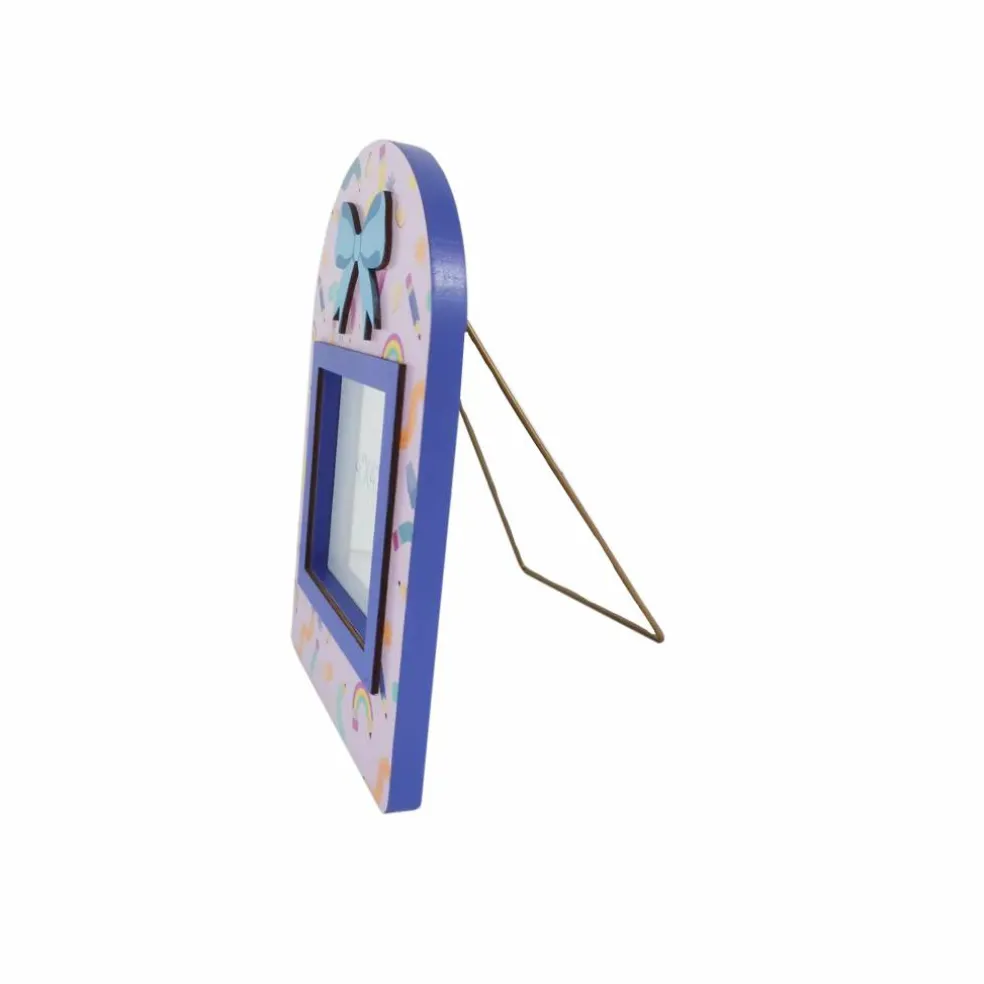 Class Rules! 4" x 4" Blue Bow Tabletop Décor by B2C™