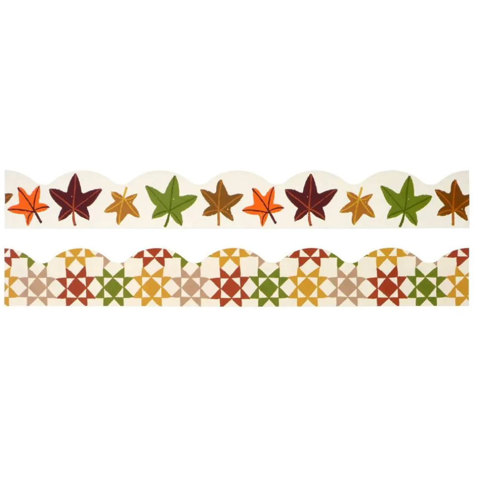 Class Rules! 2.25" x 18" Fall Leaf Borders, 12ct. by B2C™