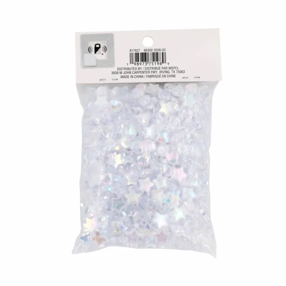 Clear AB Star & Heart Acrylic Beads, 450ct. by Bead Landing™