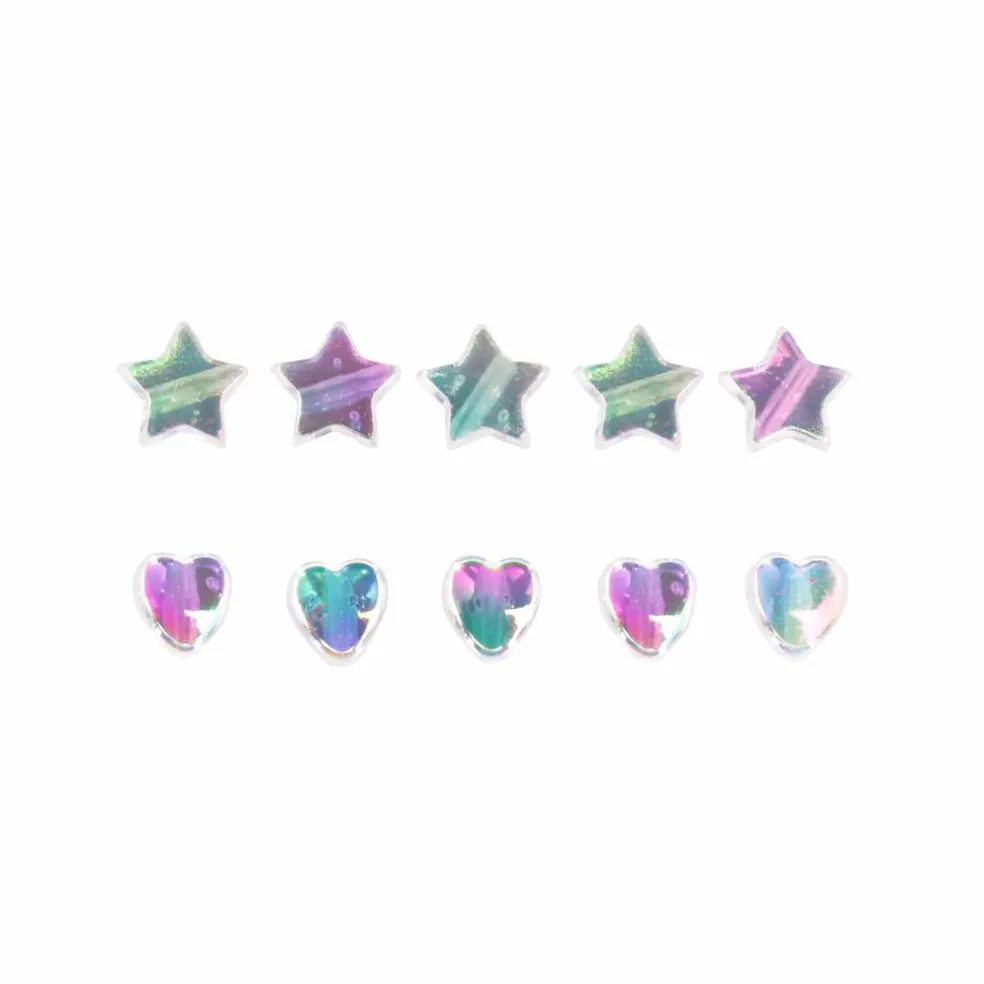 Clear AB Star & Heart Acrylic Beads, 450ct. by Bead Landing™