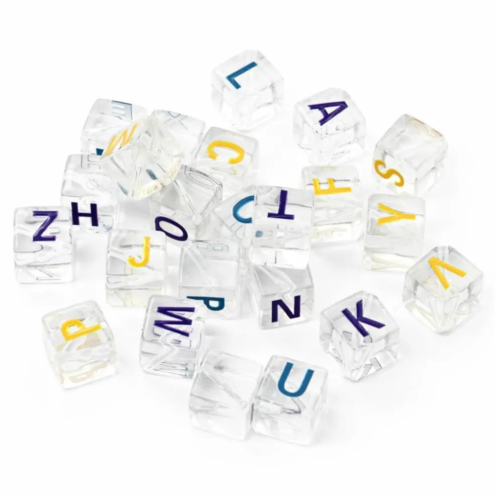 Clear Acrylic Alphabet Beads, 26ct. by Creatology™