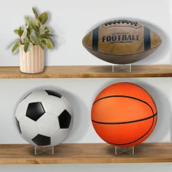 Clear Acrylic Basketball & Soccer Ball Stand by Studio Décor®