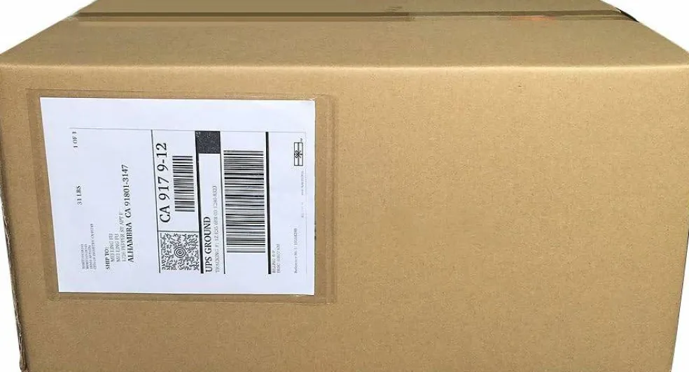 Clear Adhesive Top Loading Packing List Clear Shipping Pouches (Clear) 6" x 9"