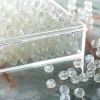 Clear Aurora Borealis Faceted Acrylic Round Craft Beads by Bead Landing™, 8mm