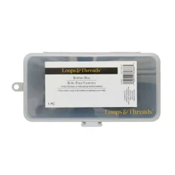 Clear 28-Bobbin Plastic Storage Box by Loops & Threads®