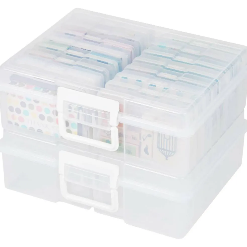Clear 16 Case Photo & Craft Keeper by Simply Tidy®