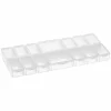 Clear 14-Compartment Flip Top Bead Organizer by Bead Landing™