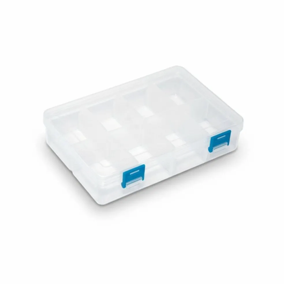 Clear 8-Compartment Storage Box by Bead Landing™