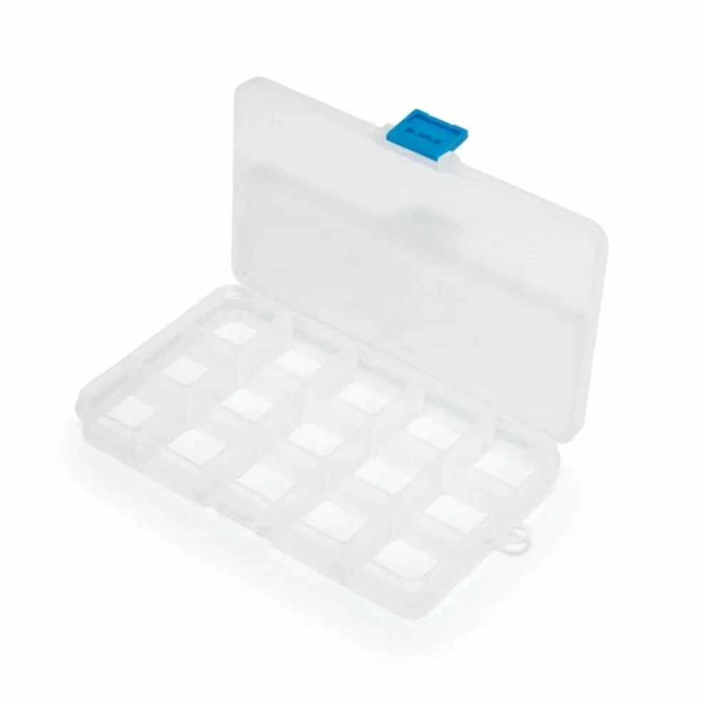 Clear 8-Compartment Storage Box by Bead Landing™
