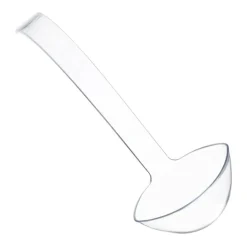 Clear Disposable Plastic Large Serving Ladles (48 Ladles)