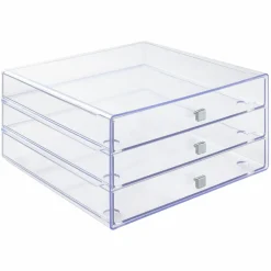 Clear 3-Drawer Organizer by Simply Tidy™