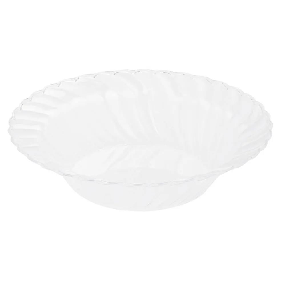 Clear Flair Plastic Soup Bowls - 12 oz. (180 Bowls)