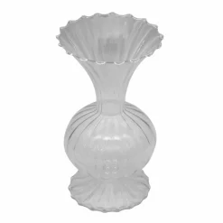 7" Clear Fluted Bulb Glass Vase by Ashland®