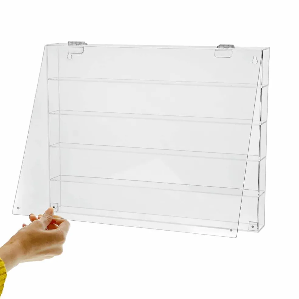 Clear Front Loading Mini Figure Shadow Box with Shelves by Studio Décor®
