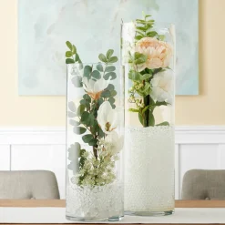 18" Clear Glass Cylinder Vase by Ashland®