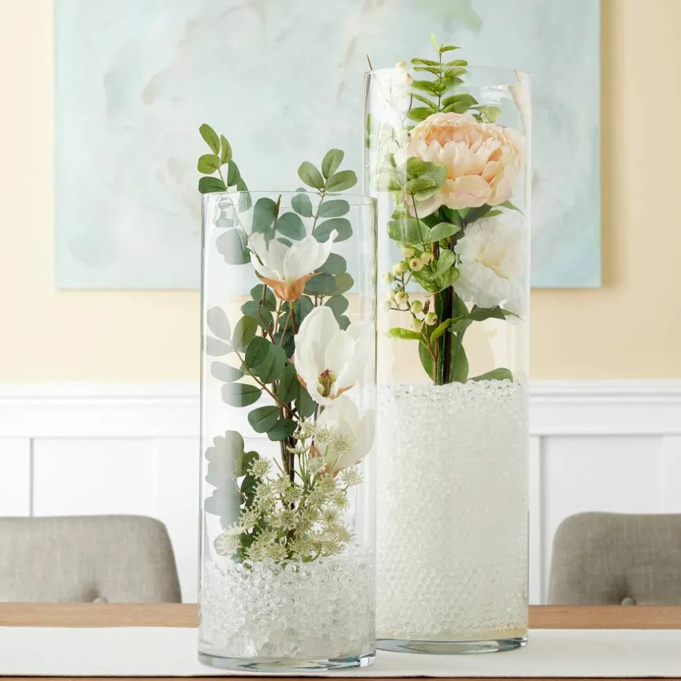 18" Clear Glass Cylinder Vase by Ashland®