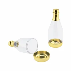 Clear & Gold Favor Bottles, 12ct. by Celebrate It™